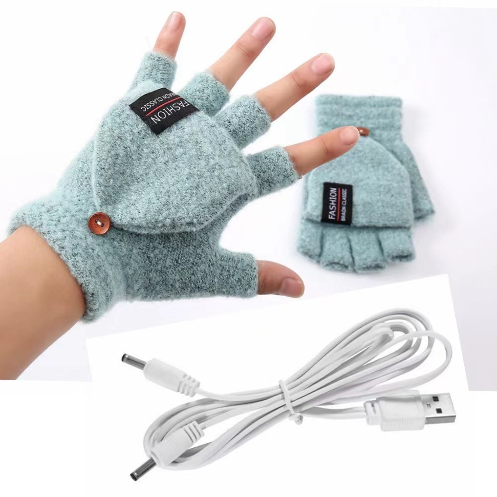 Hand Warmer Reusable - ไฟฟ้าอุ่นถุงมือมืออุ่นMittensเครื่องทําความร้อนชาร์จUSB ReusableฤดูหนาวWarmเครื่องทําความร้อนแล็ปท็อปสําหรับกีฬาถุงมือสกี