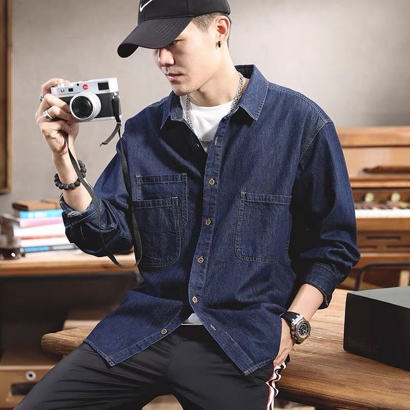 เสื้อเชิ้ตยีนส์แขนยาวสไตล์สปริ - Winter Clothing Uae บทวิจารณ์และราคา
