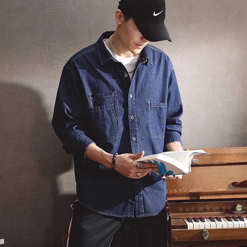 เสื้อเชิ้ตยีนส์แขนยาวสไตล์สปริ - Winter Clothing Uae บทวิจารณ์และราคา