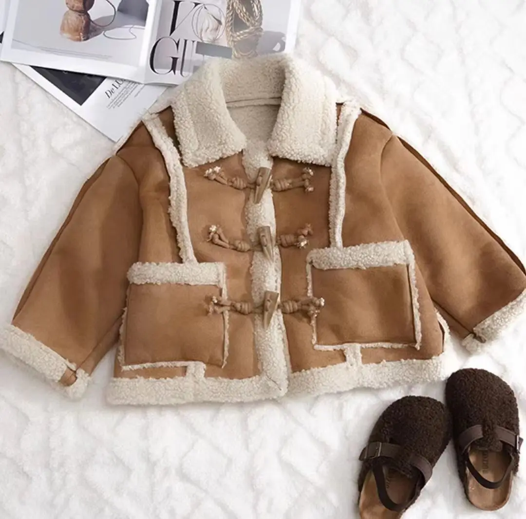 สีกากี/สีชมพูเด็กหญิงฤดูหนาวเส - Winter Clothing For Boys บทวิจารณ์และราคา