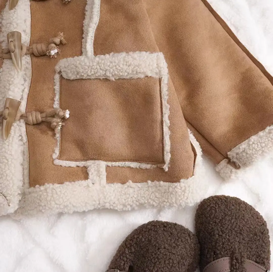 สีกากี/สีชมพูเด็กหญิงฤดูหนาวเส - Winter Clothing For Boys บทวิจารณ์และราคา