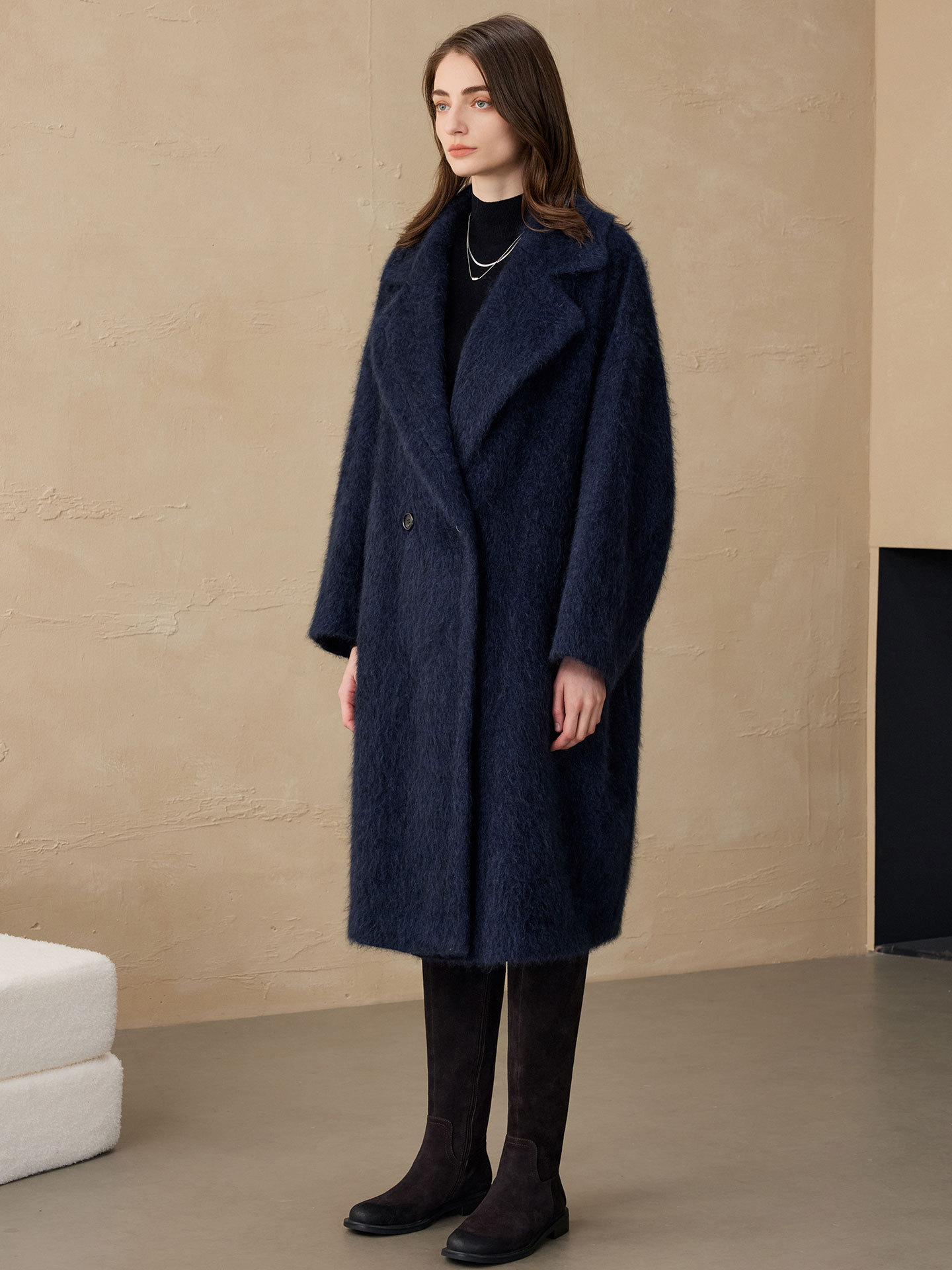 เสื้อเบลเซอร์ผู้หญิง Allingent - Wool Blend Coat บทวิจารณ์และราคา