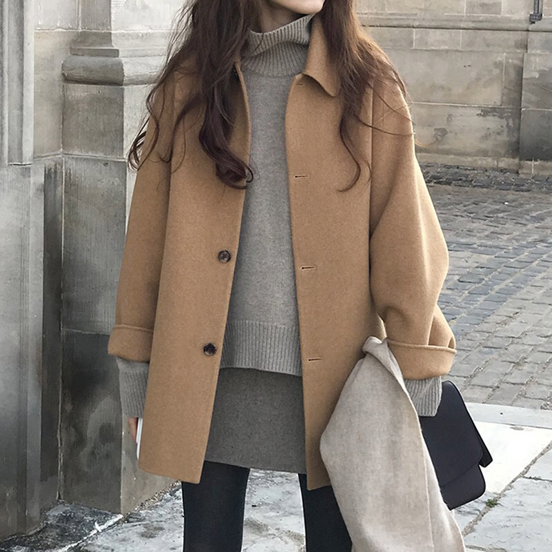 Zoki ฤดูใบไม้ร่วง Faux เสื้อขน - Wool Blend Coat บทวิจารณ์และราคา