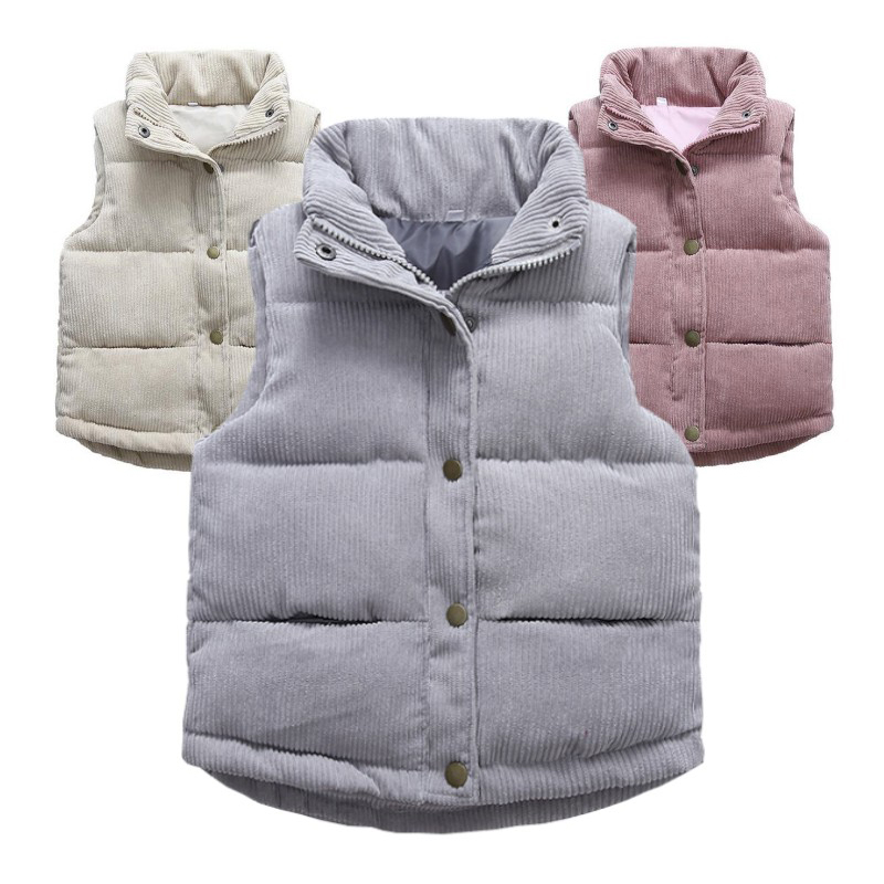 เสื้อกั๊กผ้าลูกฟูกสำหรับเด็กเด - Winter Clothing For Boys บทวิจารณ์และราคา
