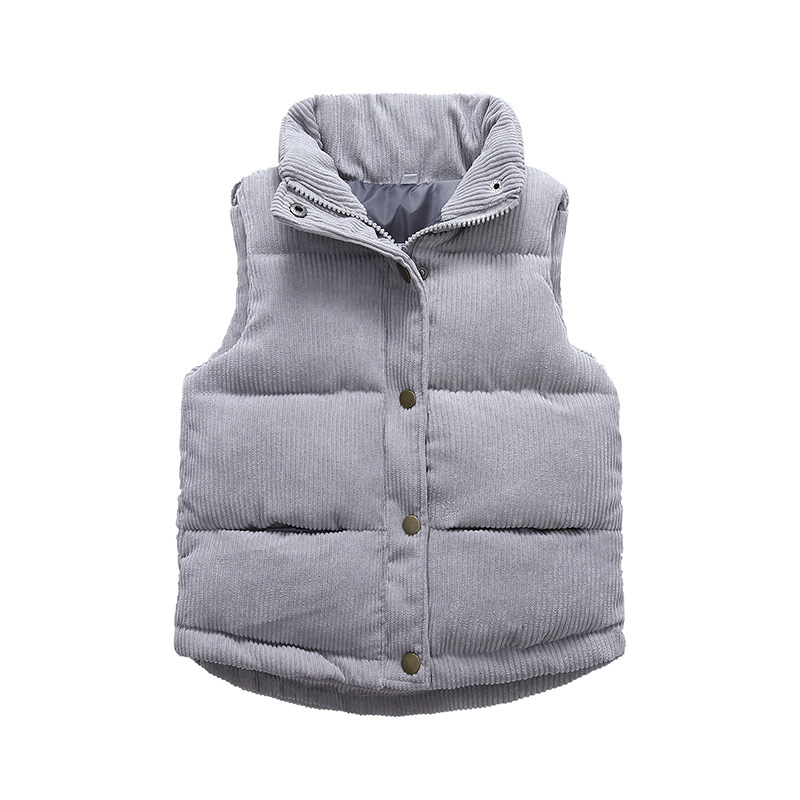เสื้อกั๊กผ้าลูกฟูกสำหรับเด็กเด - Winter Clothing For Boys บทวิจารณ์และราคา