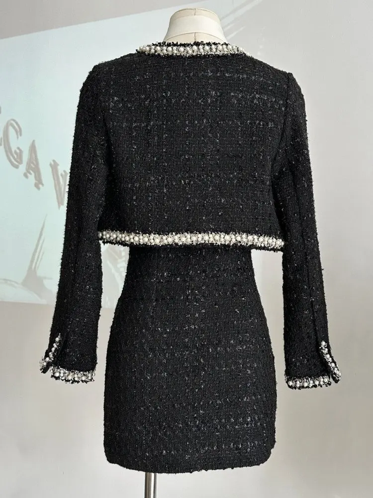 ชุดเซ็ตเสื้อแจ็คเก็ตสั้นและเดร - Wool Blend Coat บทวิจารณ์และราคา