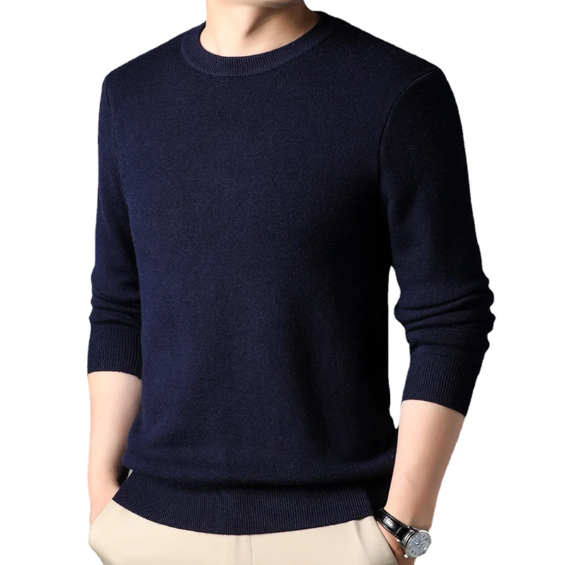 ผู้ชายสีทึบถักเสื้อกันหนาวลูกเ - Winter Clothing Uae บทวิจารณ์และราคา