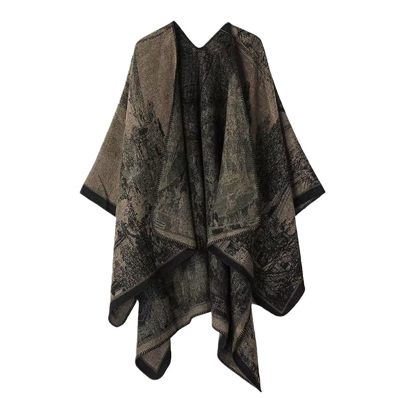 ผ้าคลุมไหล่ถักลายพิมพ์สำหรับผู - Winter Clothing Ideas บทวิจารณ์และราคา