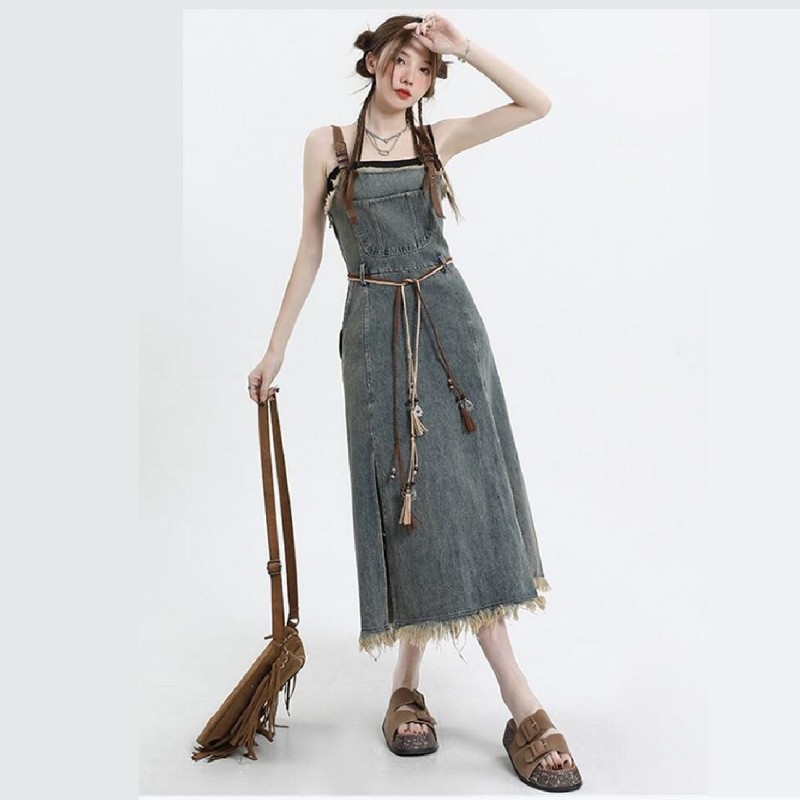 ชุดเซ็ตกระโปรงยีนส์วินเทจใหม่ป - Winter Clothing Vintage บทวิจารณ์และราคา