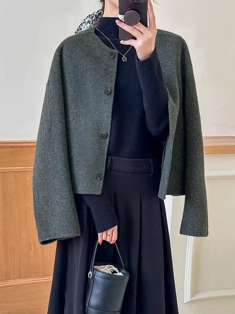 เสื้อโค้ทขนสัตว์เทียมสำหรับผู้ - Wool Blend Coat บทวิจารณ์และราคา