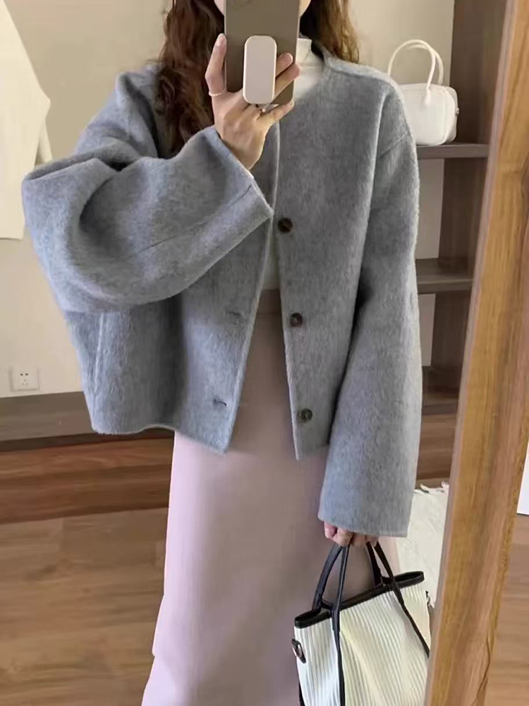 เสื้อโค้ทขนสัตว์เทียมสำหรับผู้ - Wool Blend Coat บทวิจารณ์และราคา