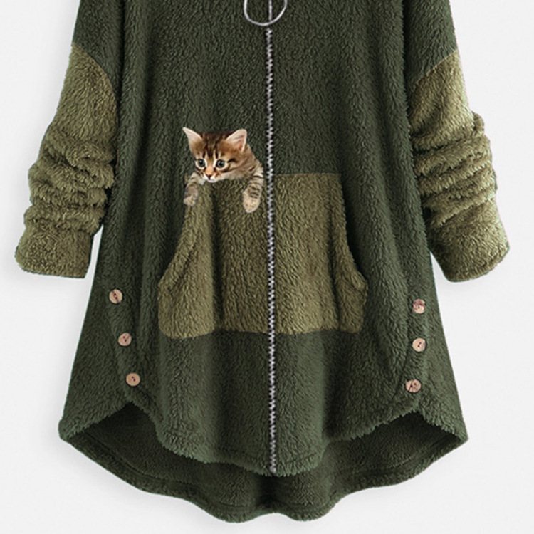 เสื้อแจ็คเก็ตแฟชั่นผู้หญิงสำหร - Wool Blend Coat บทวิจารณ์และราคา