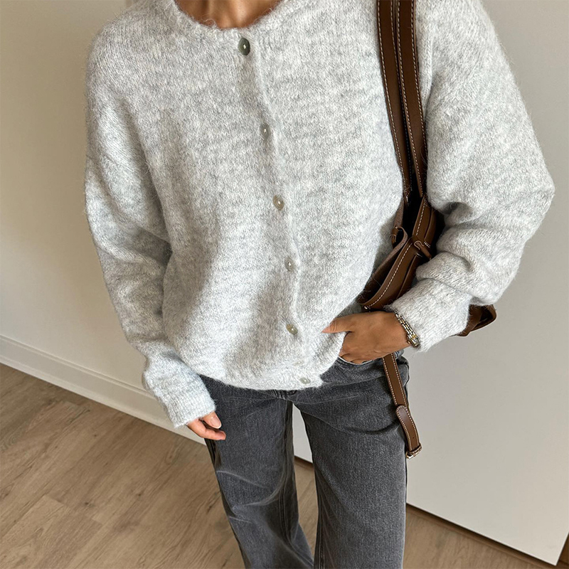 เสื้อคาร์ดิแกนถักขนฟูสำหรับผู้ - Wool Blend Coat บทวิจารณ์และราคา