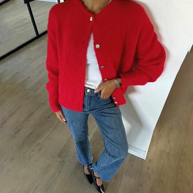 เสื้อคาร์ดิแกนถักขนฟูสำหรับผู้ - Wool Blend Coat บทวิจารณ์และราคา