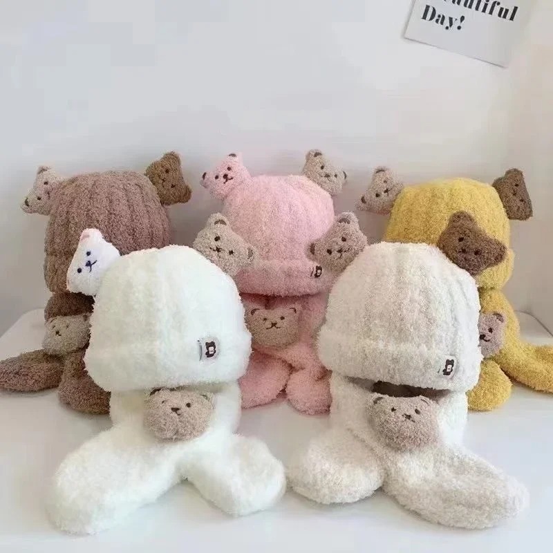 1-10 ชิ้น ชุดหมวกและผ้าพันคอเด - Winter Clothing For Boys บทวิจารณ์และราคา